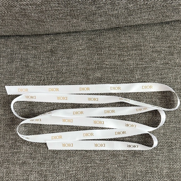 Dior Logo White Authentic Ribbon 64 Inch New - Picture 4 of 10